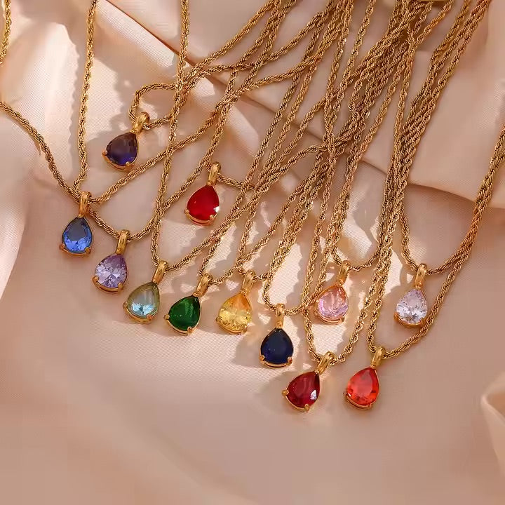 18K BirthStone Necklace