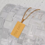 Custom Words Necklace 18K