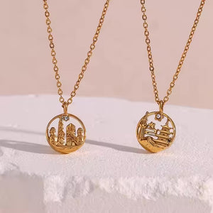 Dainty Famous City Necklace