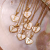 Shell Heart Pendant Necklace