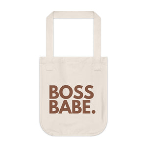 BOSS BABE. Organic Cotton Tote Bag