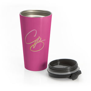 CB Logo Stainless Steel Travel Mug