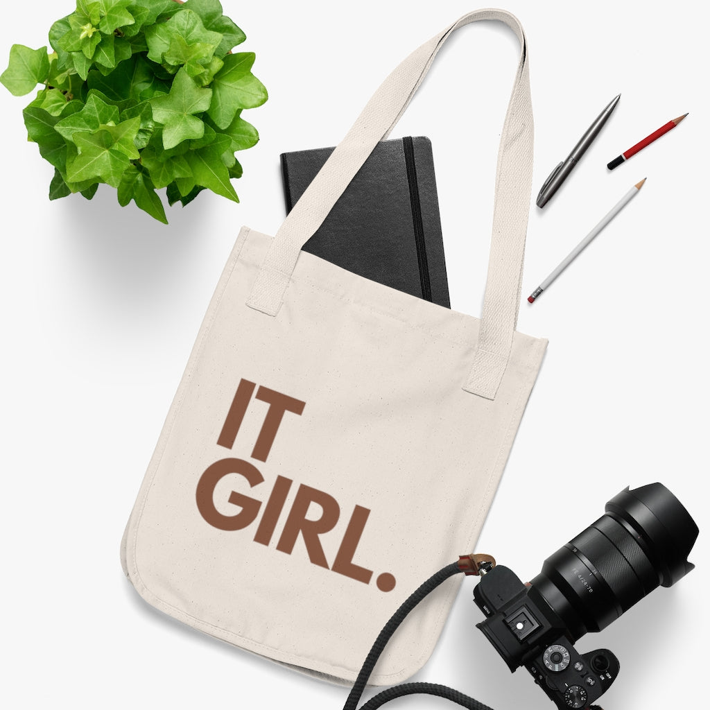 IT GIRL. Organic Cotton Tote Bag