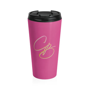 CB Logo Stainless Steel Travel Mug